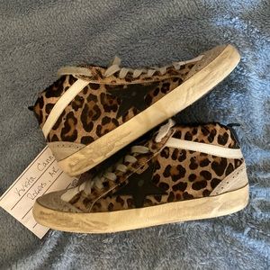 🦄Golden Goose HTF Animal Print Midstars, size 38, $410.
